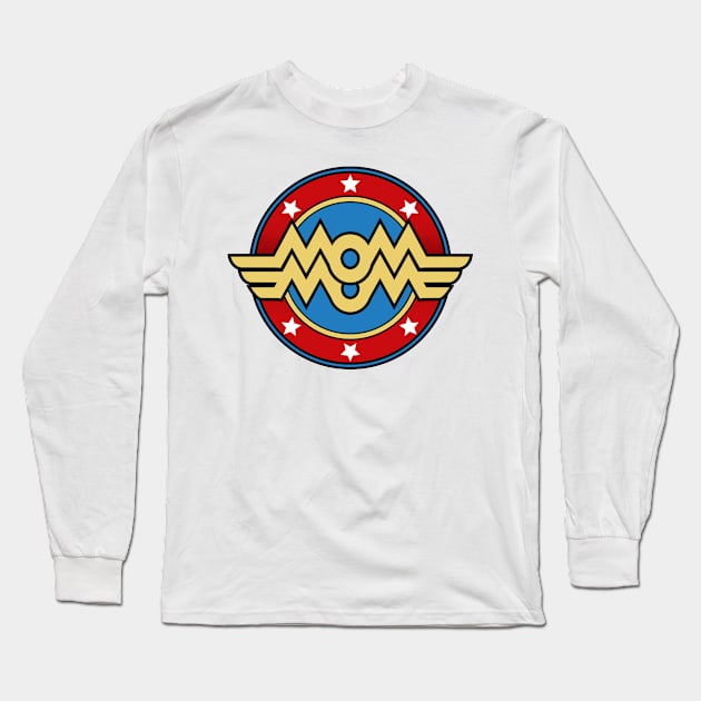 Wonder MOM! Long Sleeve T-Shirt by scallywag studio